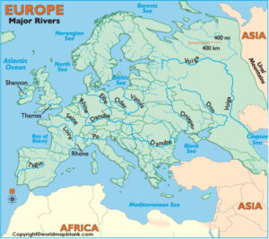 Labeled Map Of Europe Europe Map With Countries Pdf 11628 The Best