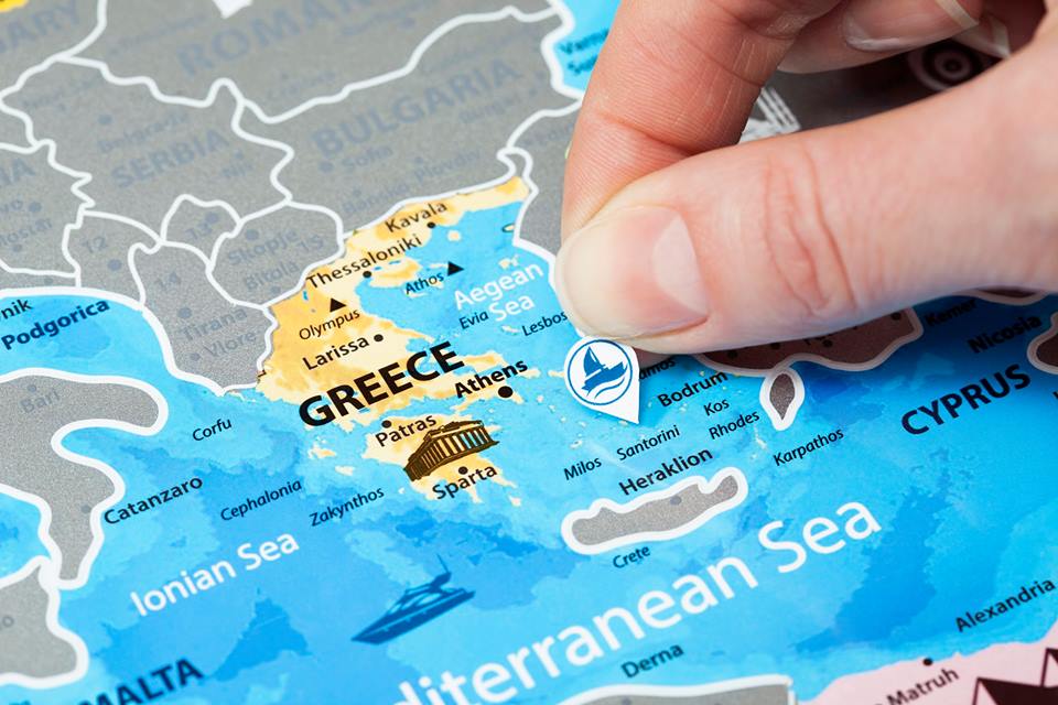 Scratch Off Europe Map