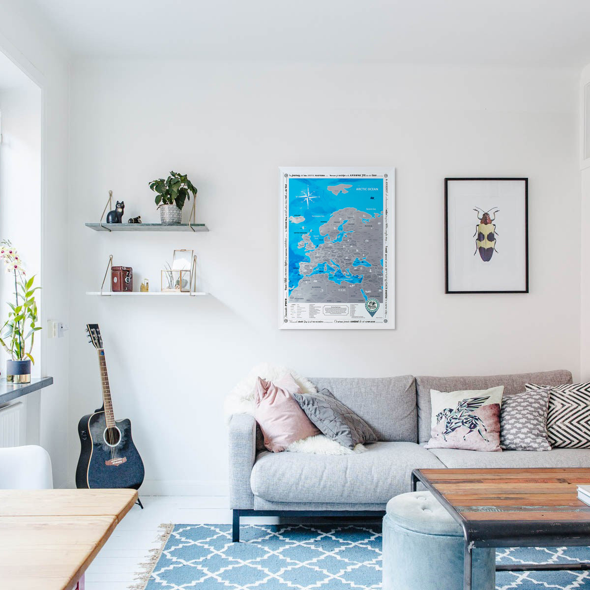 Scratch Off Europe Map