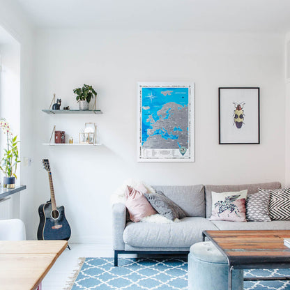 Scratch Off Europe Map