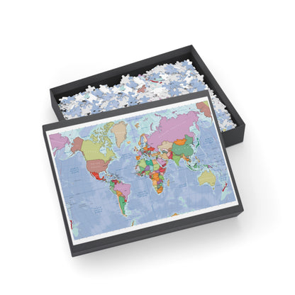 world map jigsaw puzzle 1000 pieces