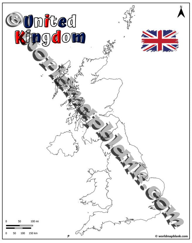 🇬🇧 UK Map Worksheets: Countries, Capitals & Cities