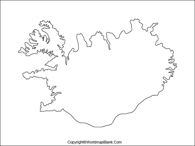Map of Iceland Worksheet
