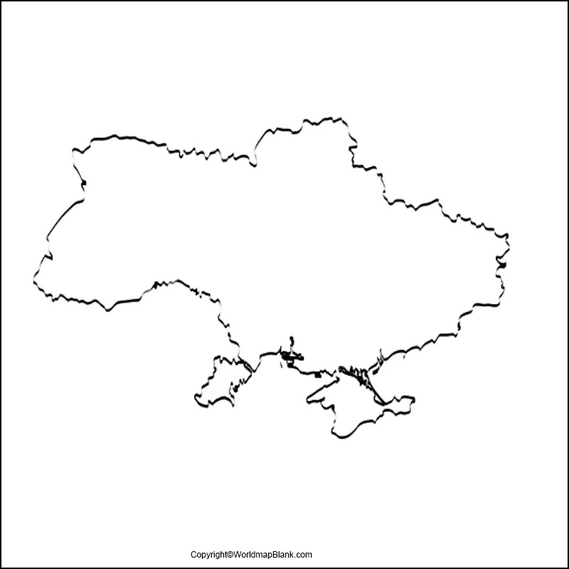 Map of Ukraine Practice Worksheet