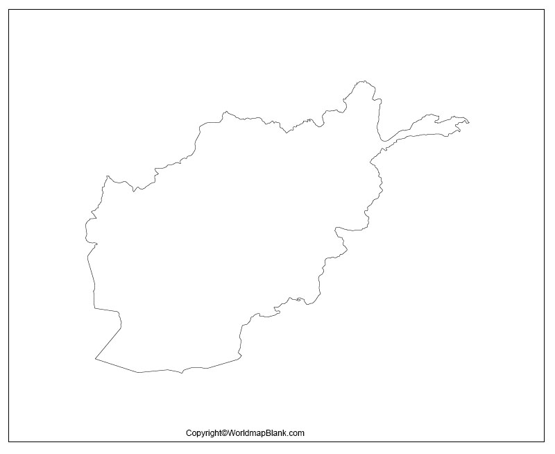 Printable Map of Afghanistan