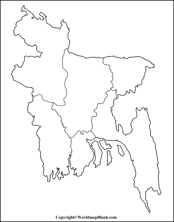 Transparent PNG Bangladesh Map