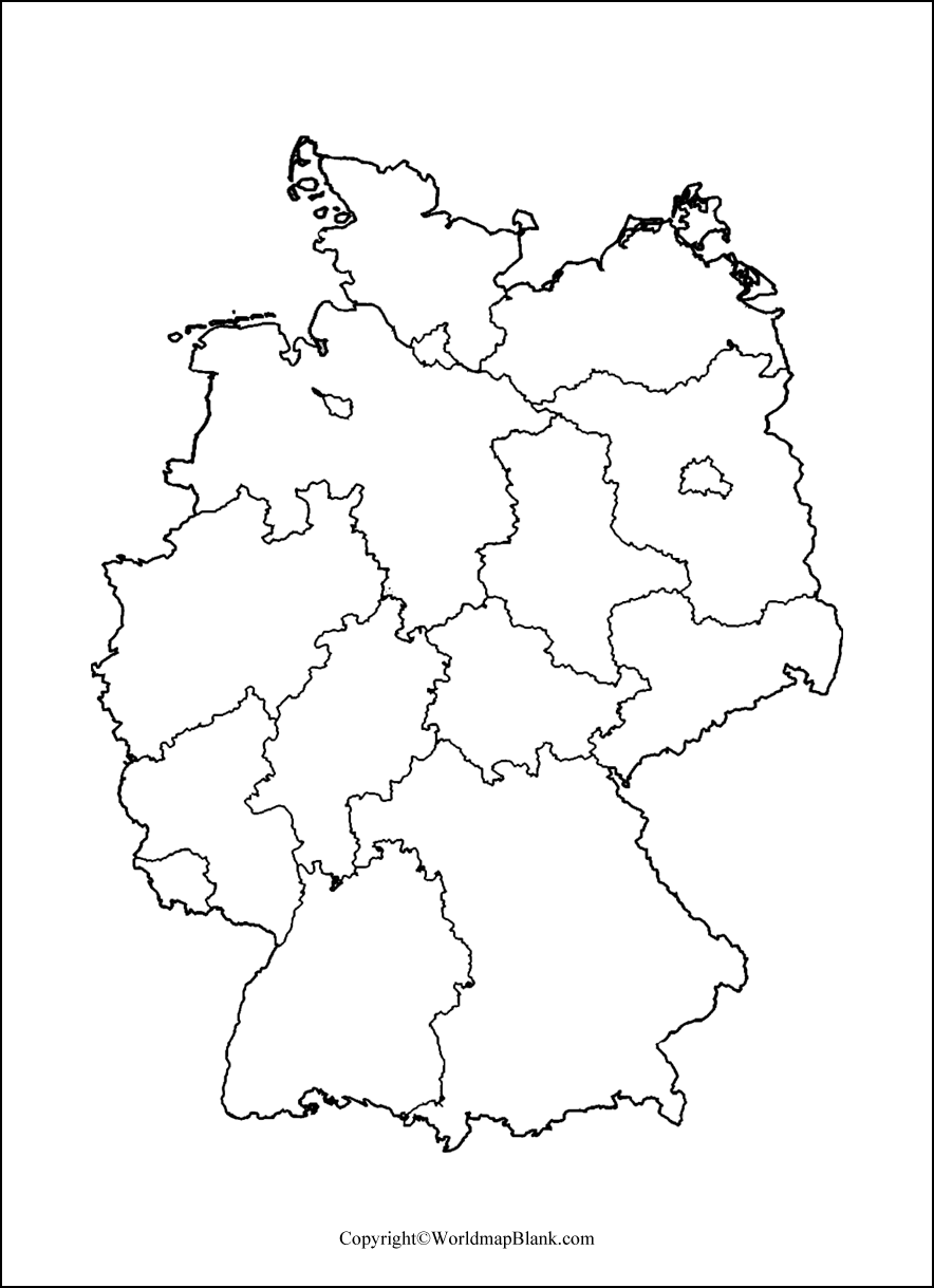 Stumme Karte Deutschland   Transparent PNG Germany Map 