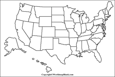 printable blank map of the usa outline free download