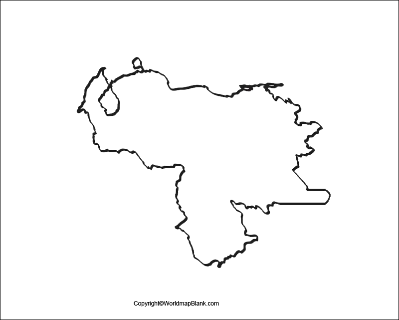 Transparent PNG Map of Venezuela