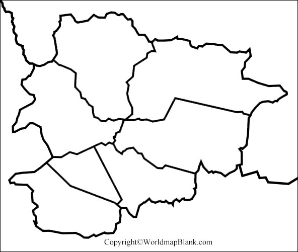 Map of Andorra Practice Worksheet