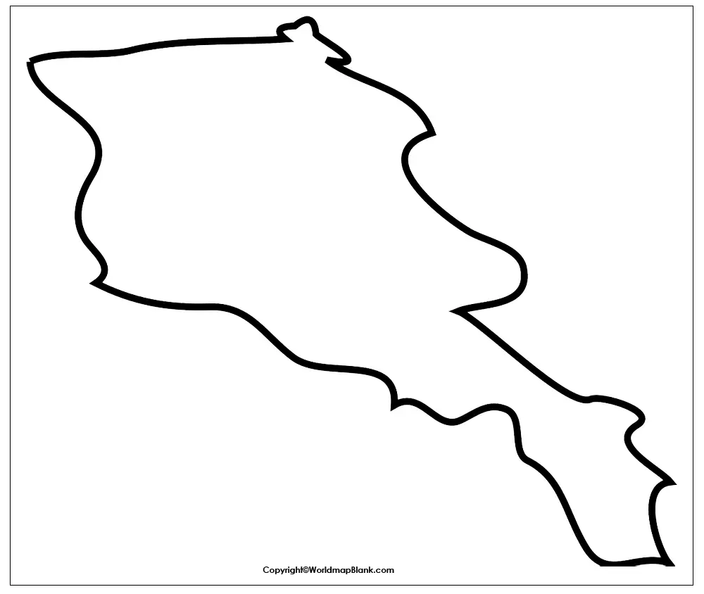 Map of Armenia Practice Worksheet