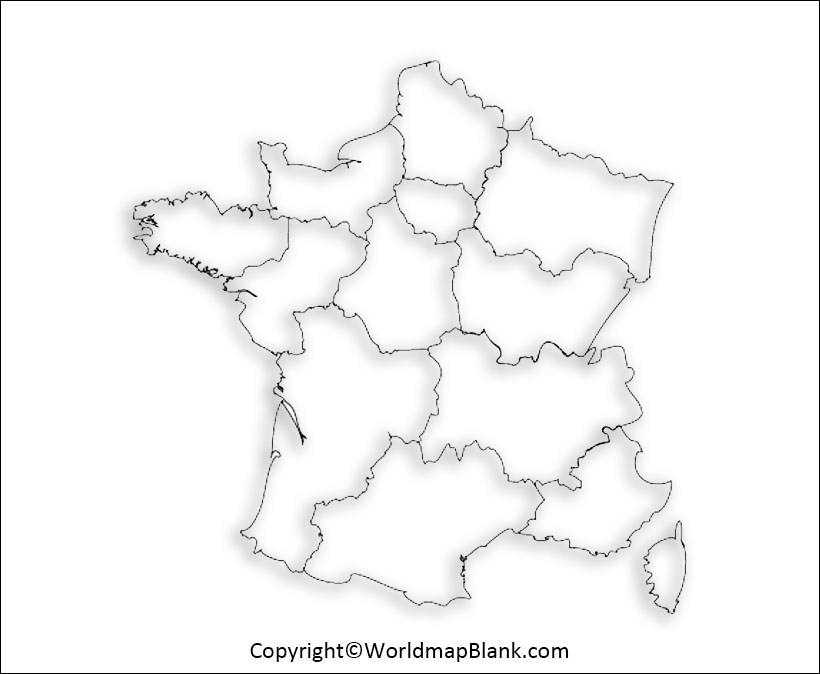 Jo Khas France Political Map Blank Printable Abcteach - vrogue.co