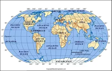 latitude and longitude world map with cities