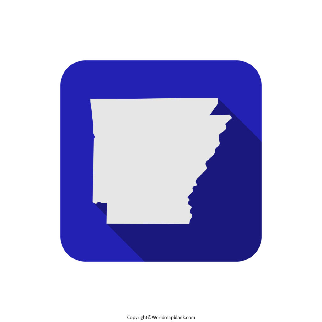 Printable Map of Arkansas