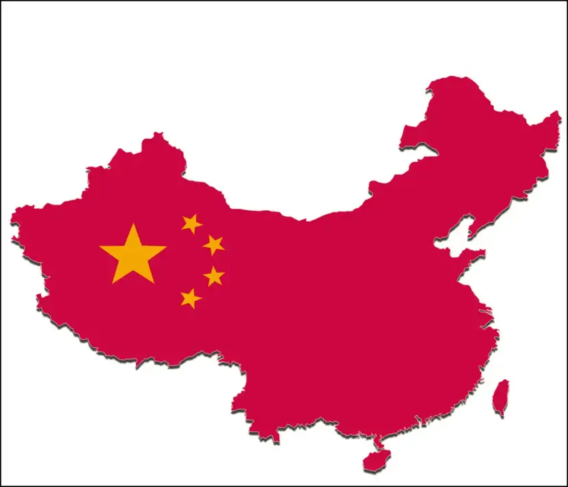 Printable Blank Map of China