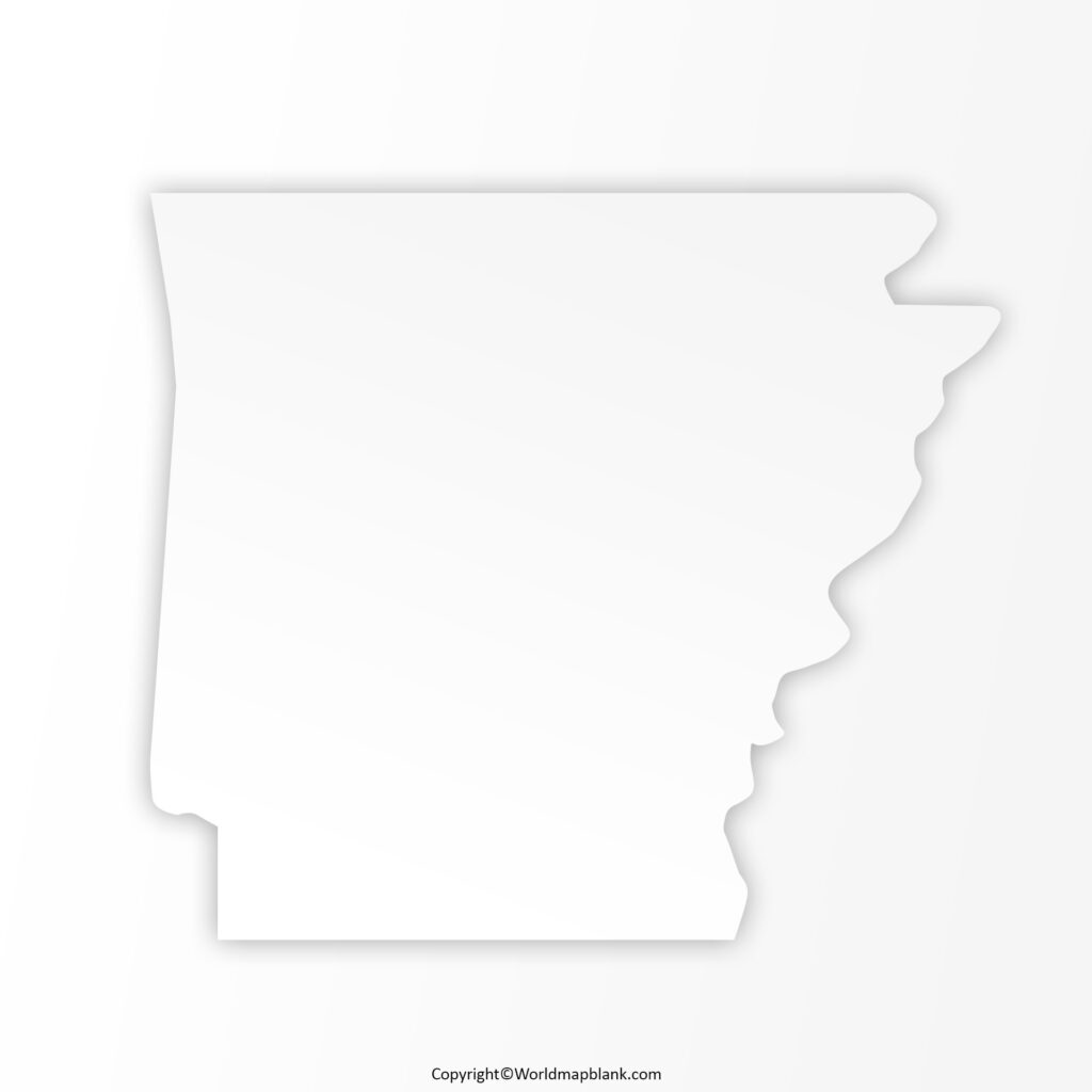 Printable Map of Arkansas