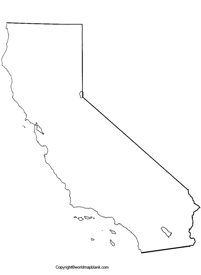Transparent PNG California Map