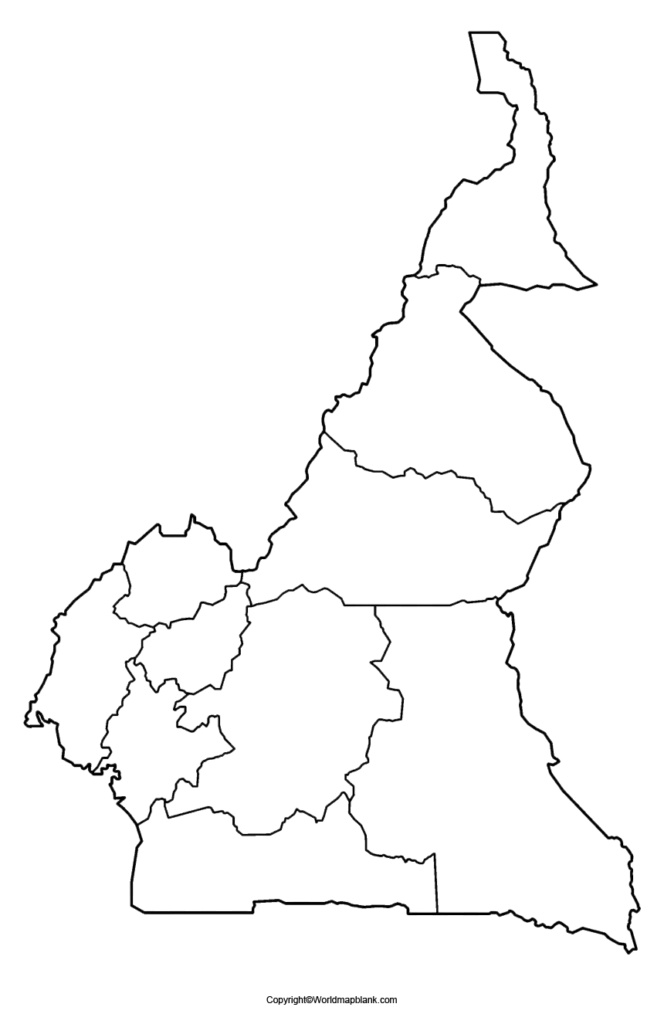 Transparent PNG Cameroon Map