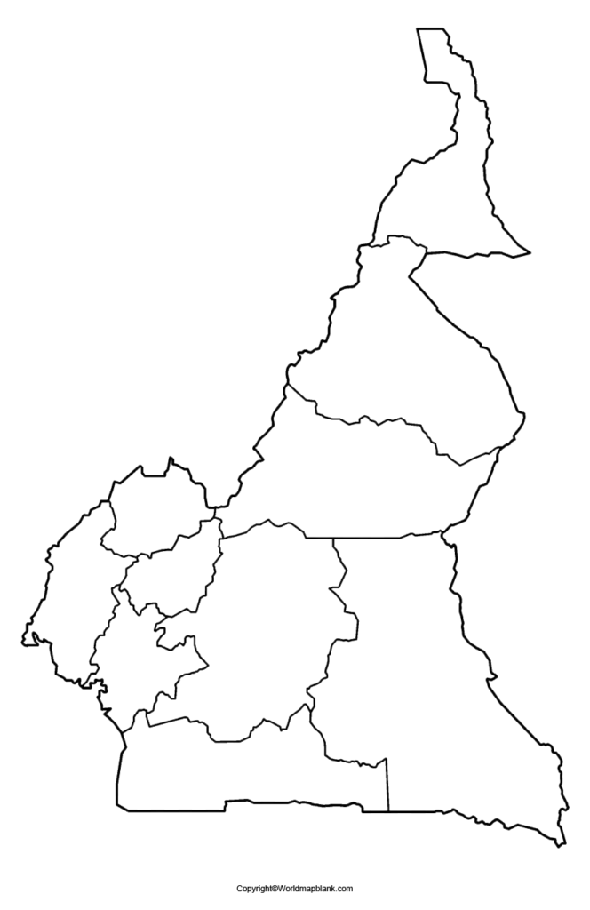 Transparent PNG Cameroon Map