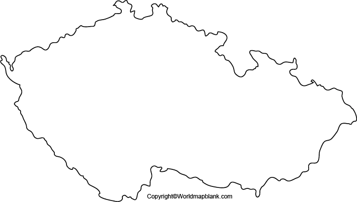 Transparent PNG Czechia Map