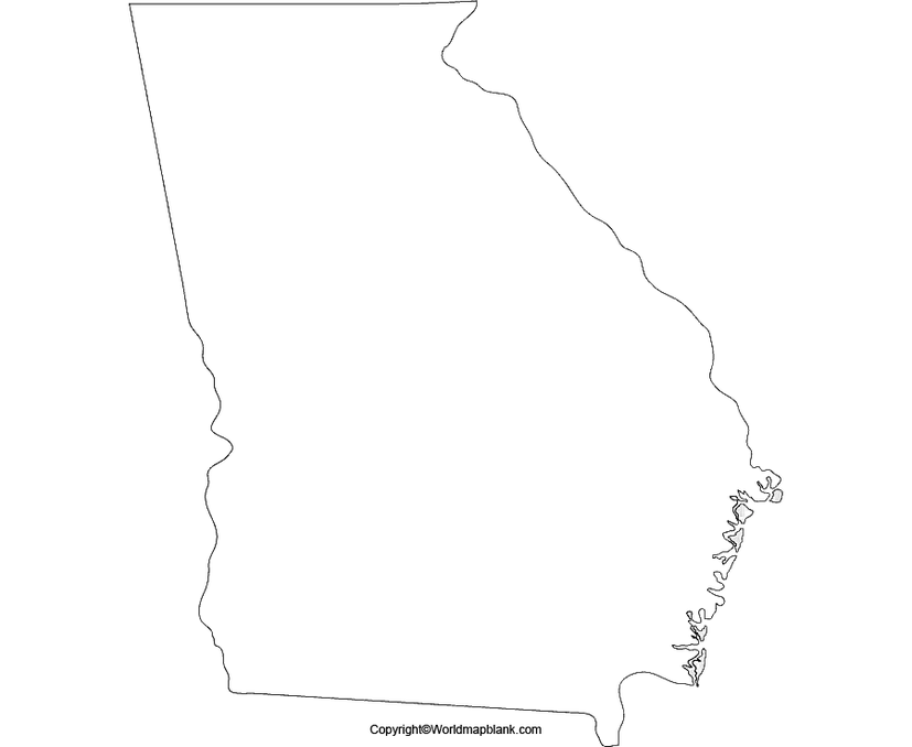 Transparent PNG Georgia Map