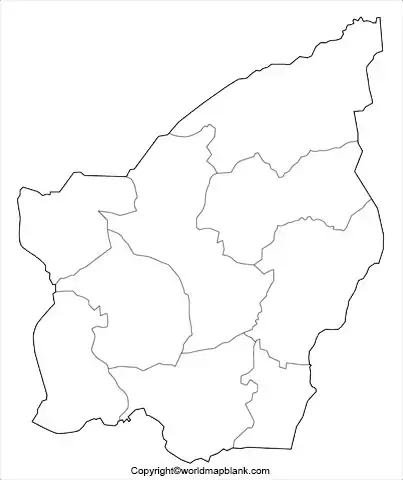 Printable Map of San Marino