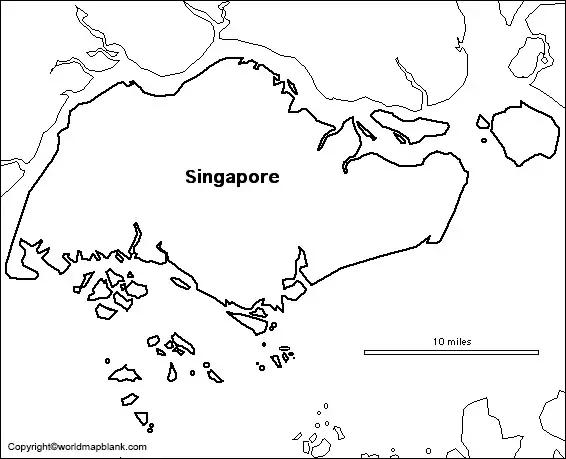 Printable Map of Singapore
