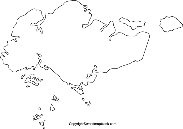 Transparent PNG Singapore Map