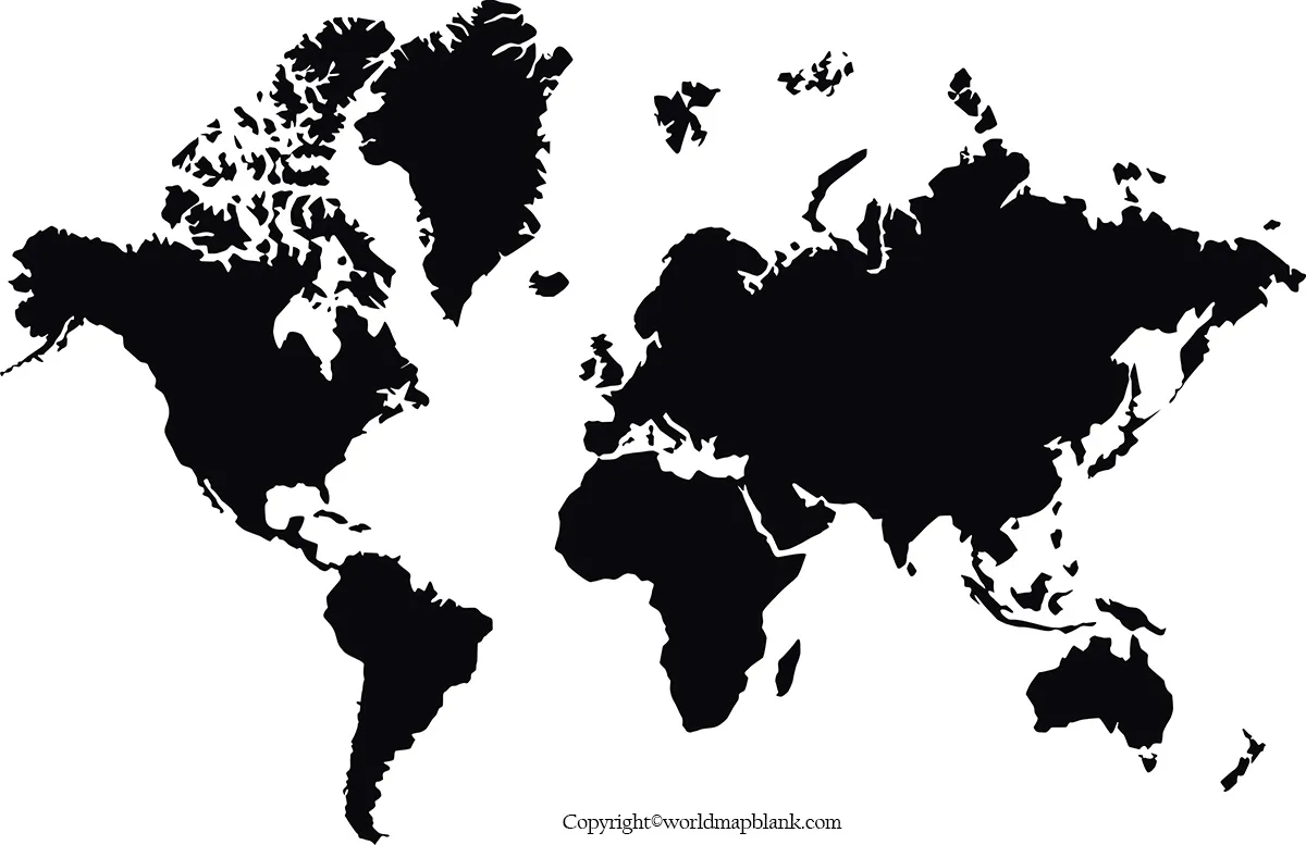 world map poster black and white world map blank and printable