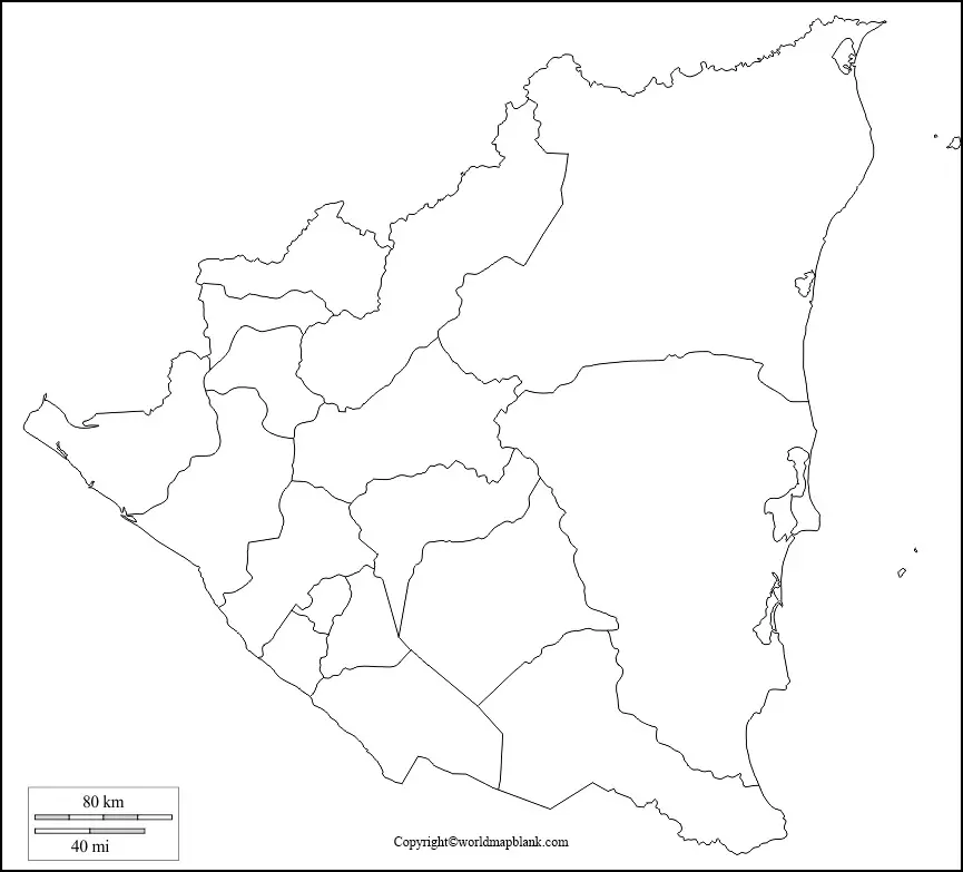 Nicaragua Map Practice Worksheet