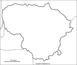 Blank Lithuania Map | World Map Blank and Printable