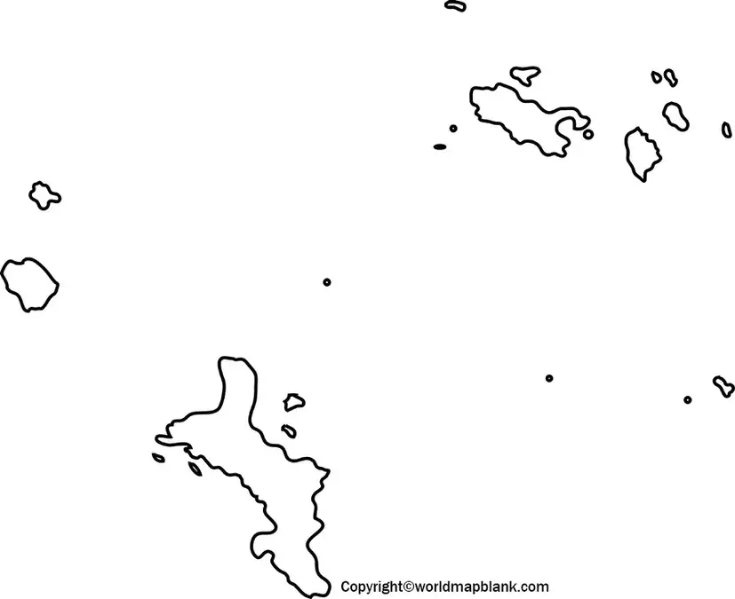 Printable Map of Seychelles