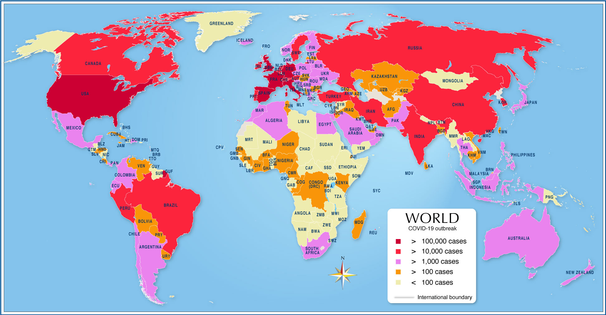 World Coronavirus Map With Live Cases Latest Updated