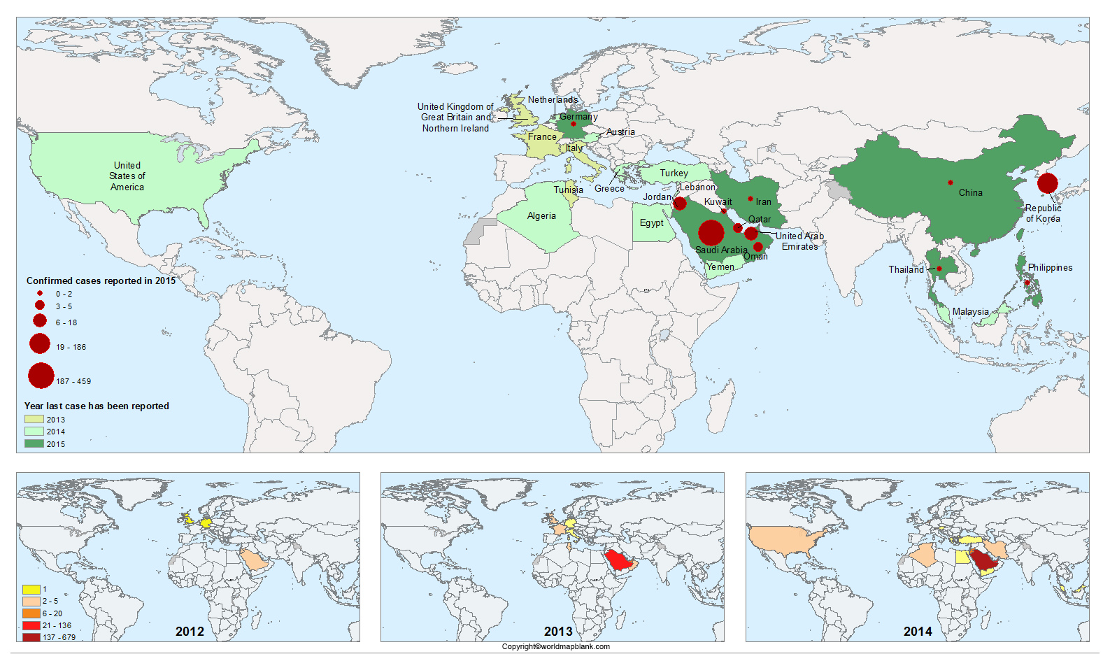 Printable World Coronavirus Map