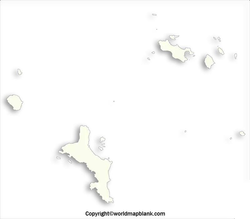 Transparent PNG Seychelles Map