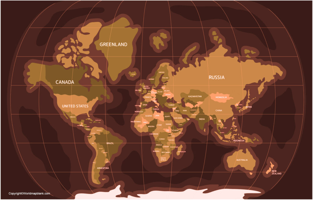 World Geographical Map