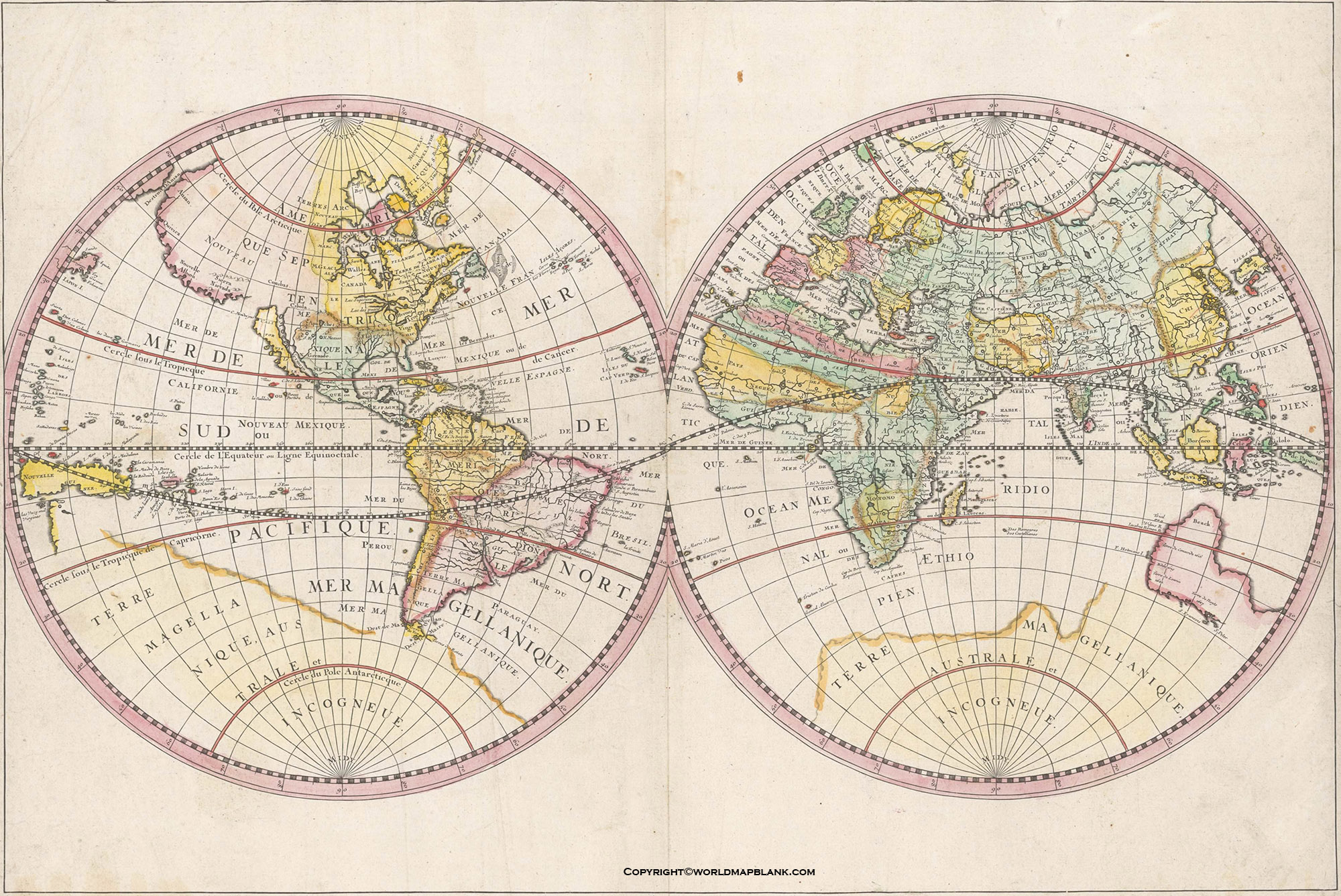 Printable Ancient World Map
