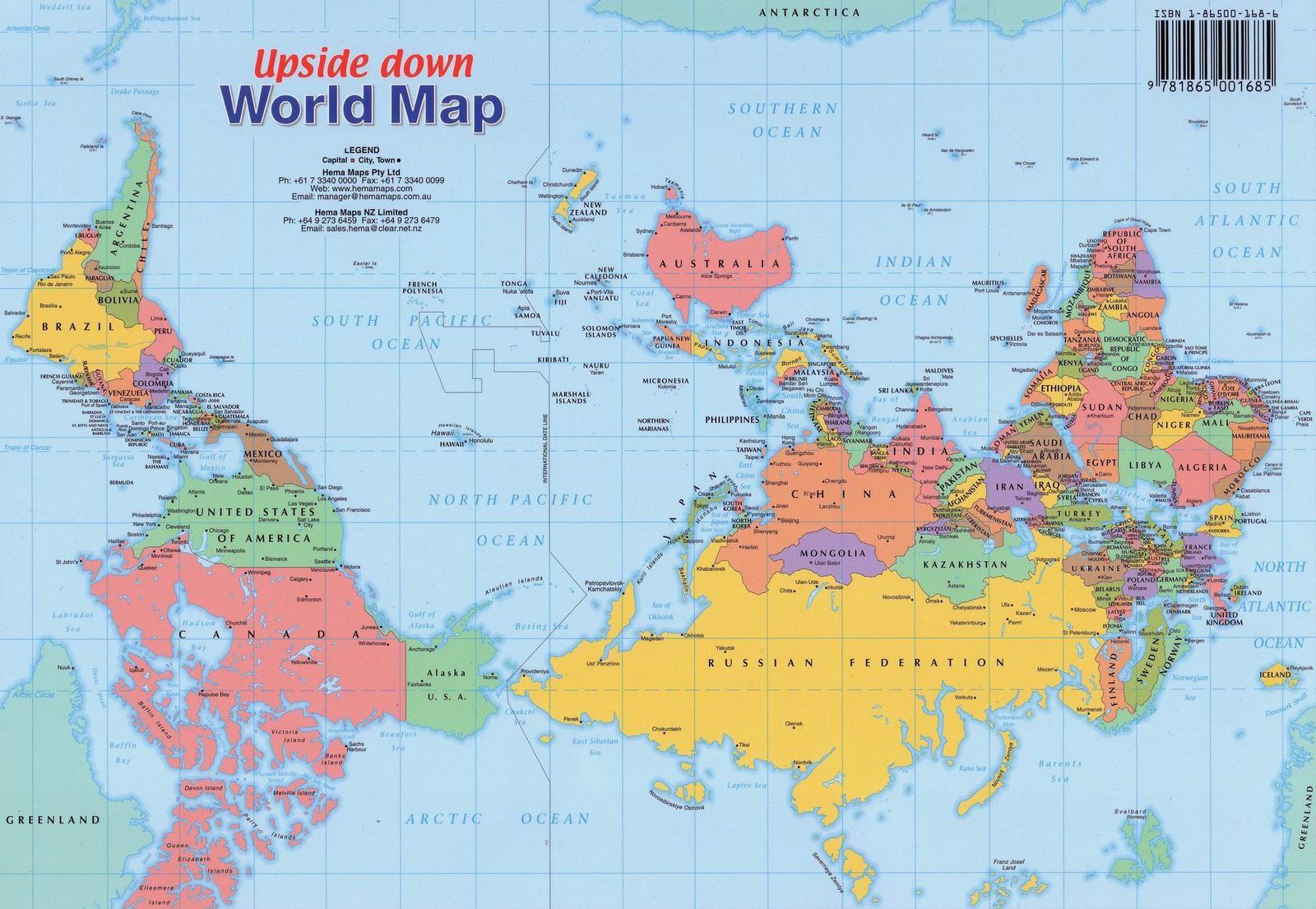 World Flat Map