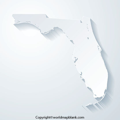 Blank Map of Florida Practice worksheet