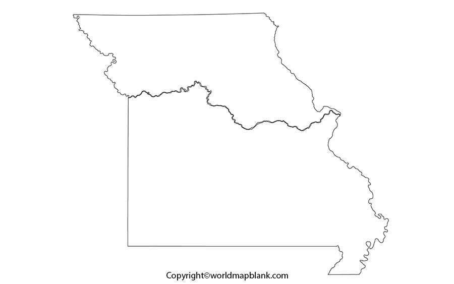 Missouri Map worksheet for Practice