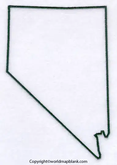 Printable Map of Nevada