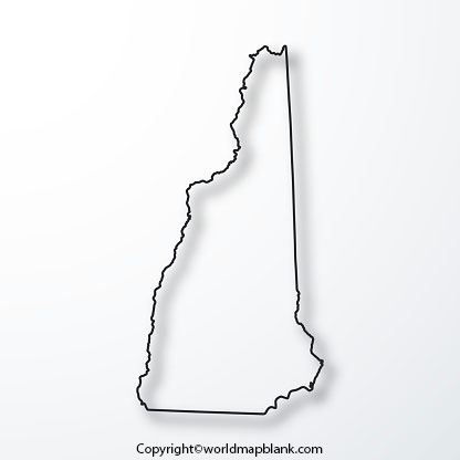 Transparent Png New Hampshire Map