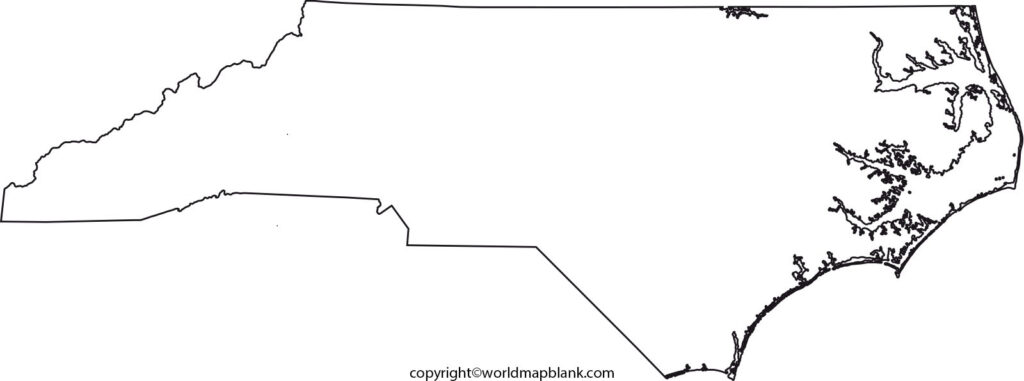 North Carolina Map worksheet