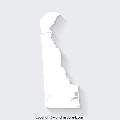 Printable Map of Delaware