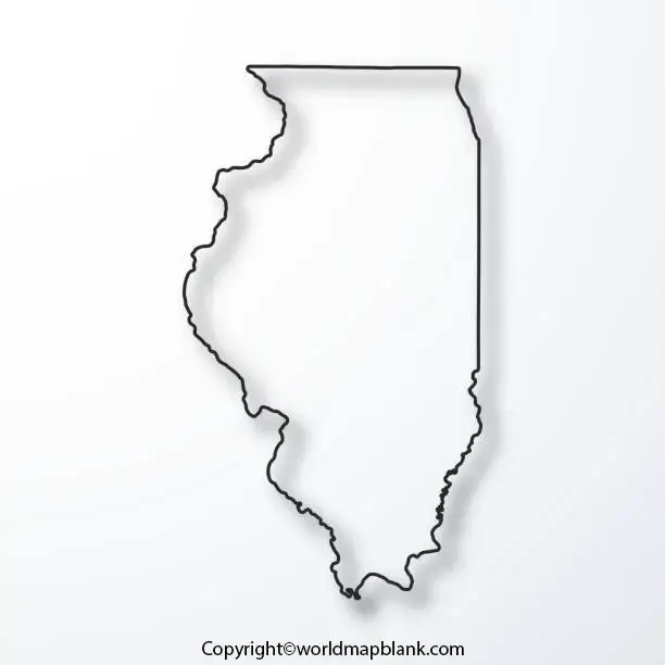 Printable Map of Illinois