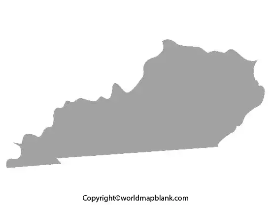 Printable Map of Kentucky