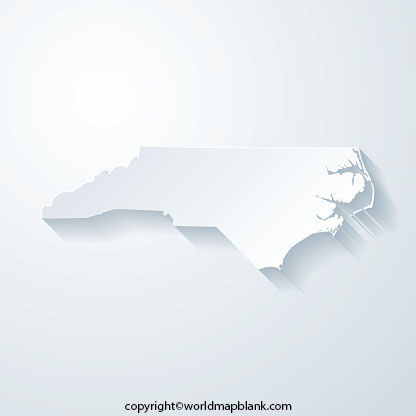 Printable Map of North Carolina