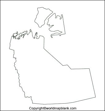 Printable Map of Northwest Territories