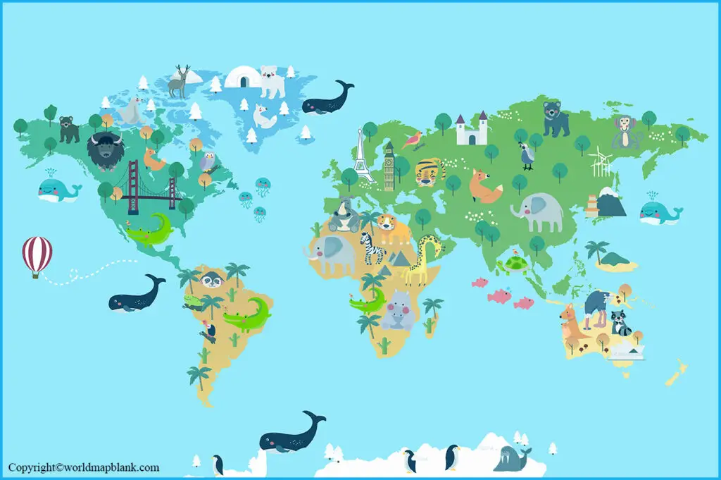 Kids World Map