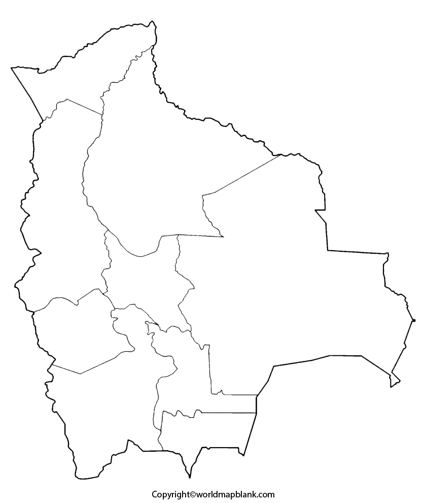 Transparent Png Bolivia Map